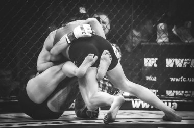 Kiev, Ukrayna - 02 Mart 2019: Sormova Magdaalena mma kız incir