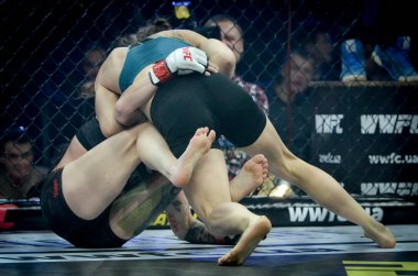 Kiev, Ukrayna - 02 Mart 2019: Sormova Magdaalena mma kız incir