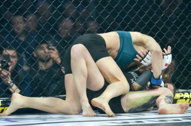 Kiev, Ukrayna - 02 Mart 2019: Sormova Magdaalena mma kız incir