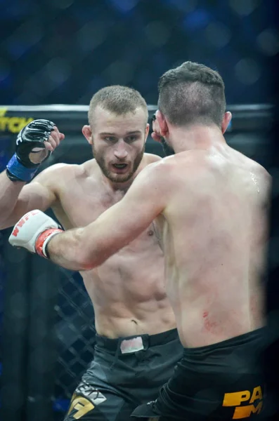 Kyjev, Ukrajina-březen 02, 2019: Michail Odintsov bojovníci MMA — Stock fotografie