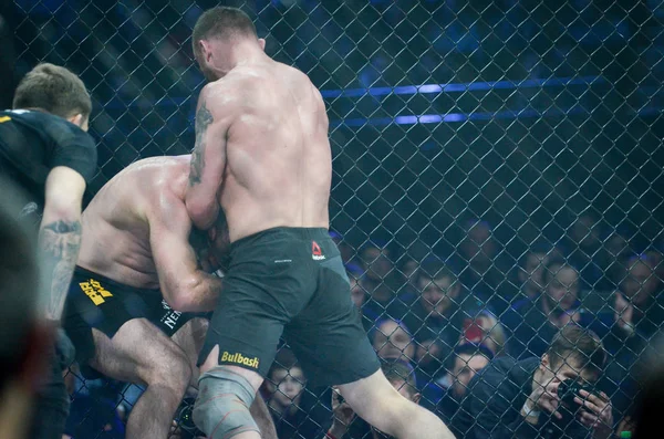 Kiev, Ucrania - 02 de marzo de 2019: Mikhail Odintsov mma fighters f —  Fotos de Stock