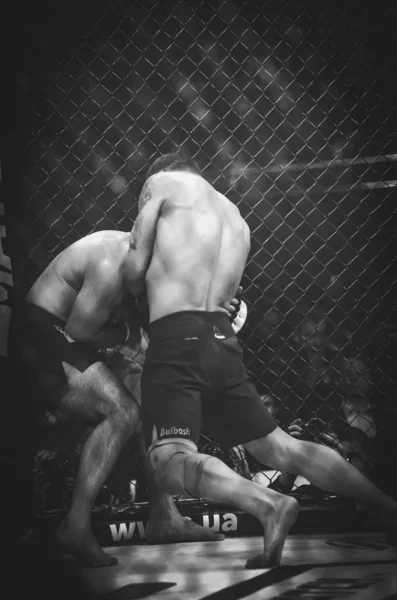 Kyjev, Ukrajina-březen 02, 2019: Michail Odintsov bojovníci MMA — Stock fotografie