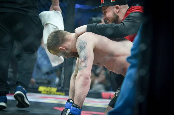 Kiev, Ucrânia - 02 de março de 2019: Mikhail Odintsov mma fighters w — Fotografia de Stock