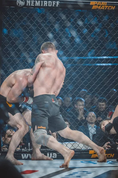 Kiev, Ucrania - 02 de marzo de 2019: Mikhail Odintsov mma fighters f —  Fotos de Stock