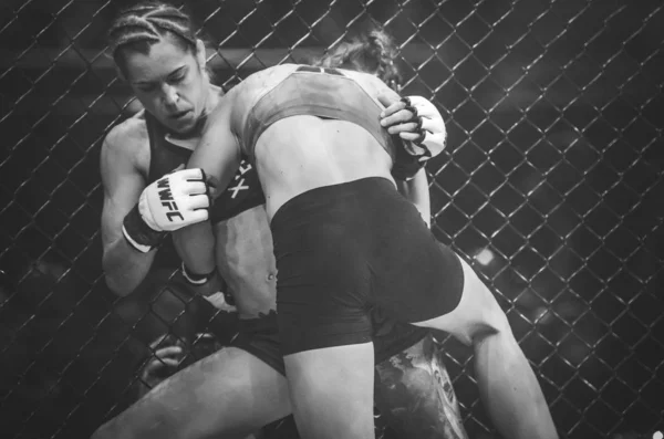 Kiev, Ucrânia - 02 de março de 2019: Sormova Magdaalena mma girl fig — Fotografia de Stock