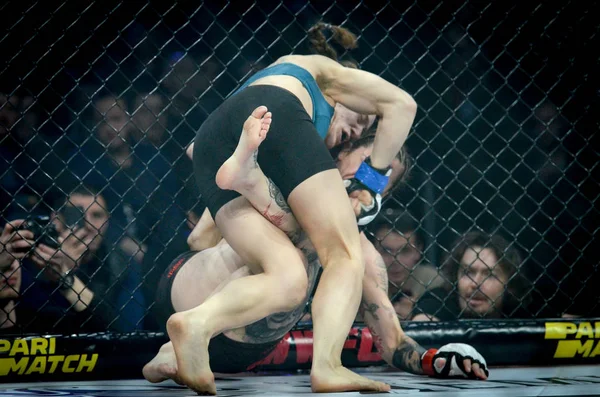 Kiev, Ukraina-mars 02, 2019: Sormova Magdaalena MMA Girl Fig — Stockfoto