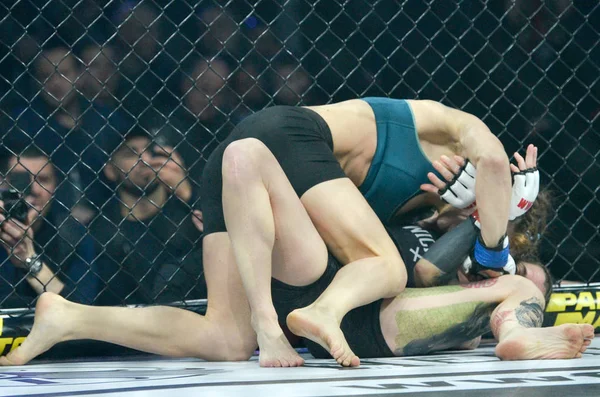 Kiev, Ucrania - 02 de marzo de 2019: Sormova Magdaalena mma girl fig. — Foto de Stock