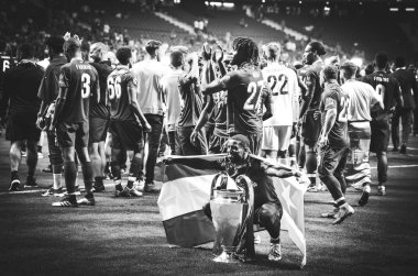 Madrid, İspanya - 01 Mayıs 2019: Georginio Wijnaldum