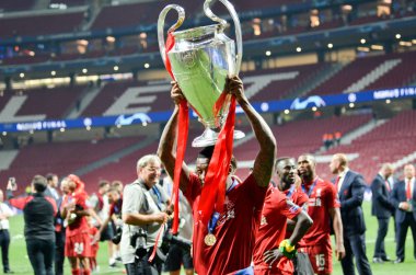 Madrid, İspanya - 01 Mayıs 2019: Georginio Wijnaldum