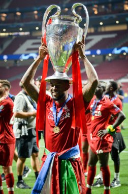 Madrid, İspanya - 01 Mayıs 2019: Georginio Wijnaldum