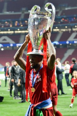 Madrid, İspanya - 01 Mayıs 2019: Georginio Wijnaldum