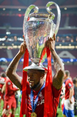 Madrid, İspanya - 01 Mayıs 2019: Georginio Wijnaldum