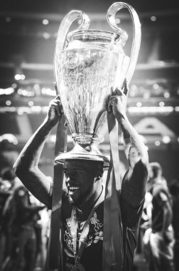 Madrid, İspanya - 01 Mayıs 2019: Georginio Wijnaldum