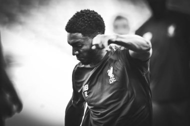 Madrid, İspanya - 01 Mayıs 2019: Liverpool'dan Joe Gomez