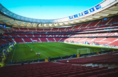 Madrid, İspanya - 01 Mayıs 2019: Wanda Metropoli'nin genel görünümü