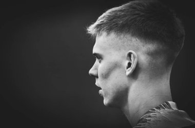 Madrid, İspanya - 01 Mayıs 2019: Tottenh'in antrenman oyuncuları