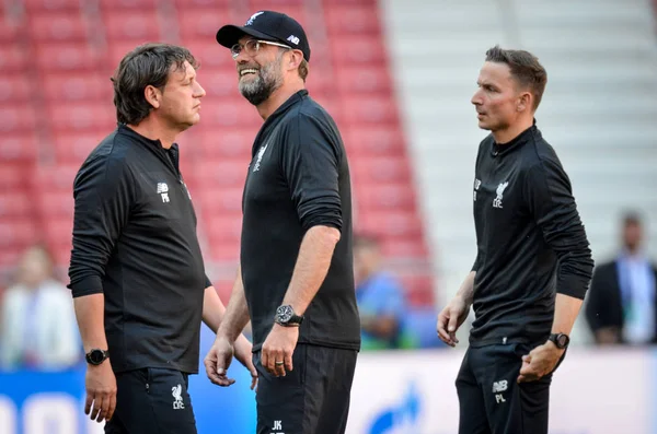 Madrid, Espanha - 01 MAIO 2019: Jurgen Klopp durante o Campeonato da UEFA — Fotografia de Stock