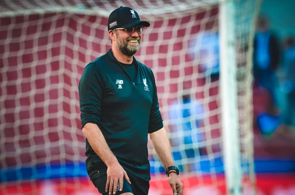 Madrid, Španělsko-01 květen 2019: Jurgen Klopp během UEFA Champi — Stock fotografie