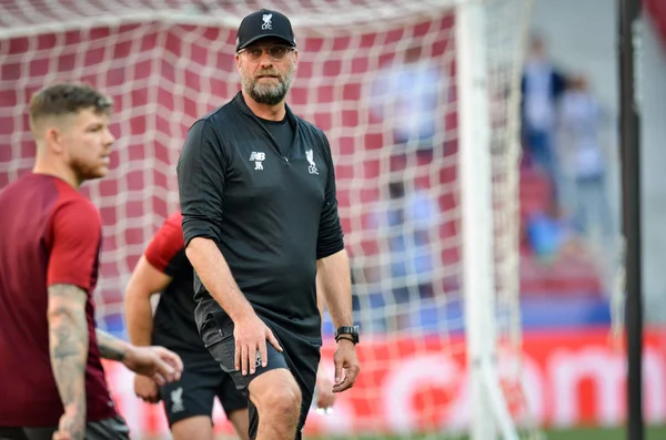 Madryt, Hiszpania-01 maj 2019: Jurgen Klopp podczas UEFA Champi — Zdjęcie stockowe