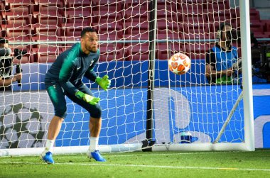 Madrid, İspanya - 01 Mayıs 2019: Michel Vorm oturum oyuncuları