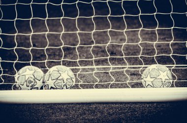 Madrid, İspanya - 01 Mayıs 2019: Şampiyonlar Ligi resmi topu 