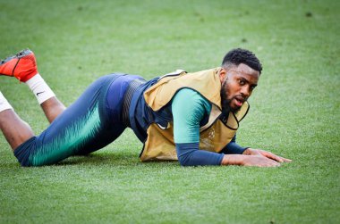 Madrid, İspanya - 01 Mayıs 2019: Tottenham Hotspur bef'den Danny Rose