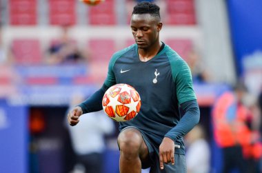 Madrid, İspanya - 01 Mayıs 2019: Tottenh'in antrenman oyuncuları