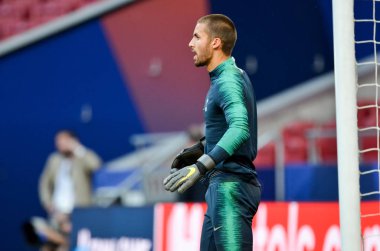 Madrid, İspanya - 01 Mayıs 2019: Tottenh'in antrenman oyuncuları
