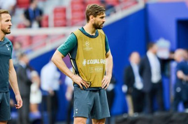 Madrid, İspanya - 01 Mayıs 2019: Fernando Llorente session oyuncuları o