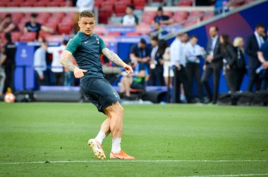 Madrid, İspanya - 01 Mayıs 2019: Tottenham Hotspu'dan Kieran Trippier