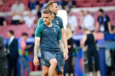 Madrid, İspanya - 01 Mayıs 2019: Tottenham Hotspu'dan Kieran Trippier