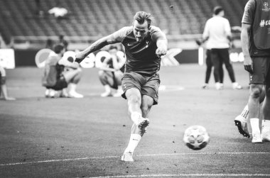 Madrid, İspanya - 01 Mayıs 2019: Tottenham Hotspur bef Harry Kane