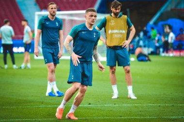 Madrid, İspanya - 01 Mayıs 2019: Tottenham Hotspu'dan Kieran Trippier