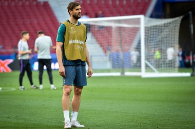 Madrid, İspanya - 01 Mayıs 2019: Totten'in Oyuncuları Fernando Llorente