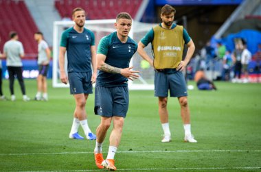 Madrid, İspanya - 01 Mayıs 2019: Tottenham Hotspu'dan Kieran Trippier