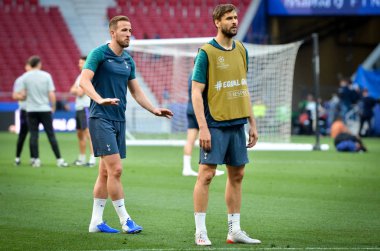 Madrid, İspanya - 01 Mayıs 2019: Totten'in Oyuncuları Fernando Llorente