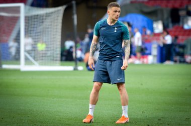 Madrid, İspanya - 01 Mayıs 2019: Tottenham Hotspu'dan Kieran Trippier