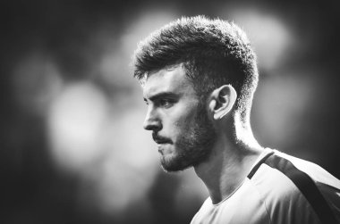 Madrid, İspanya - 01 Mayıs 2019: Paulo Gazzaniga Uefa Cha sırasında