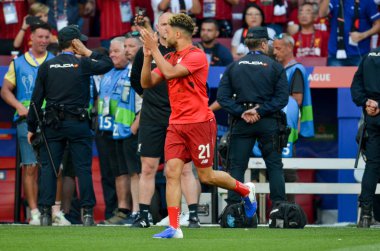 Madrid, İspanya - 01 Mayıs 2019: Alex Oxlade-Chamberlain 