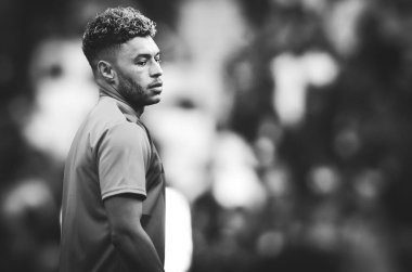 Madrid, İspanya - 01 Mayıs 2019: Alex Oxlade-Chamberlain 