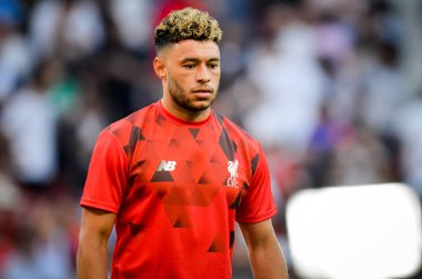 Madrid, İspanya - 01 Mayıs 2019: Alex Oxlade-Chamberlain 