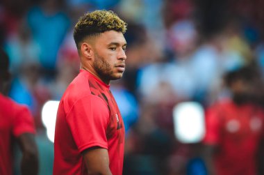 Madrid, İspanya - 01 Mayıs 2019: Alex Oxlade-Chamberlain 
