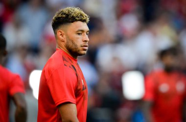 Madrid, İspanya - 01 Mayıs 2019: Alex Oxlade-Chamberlain 