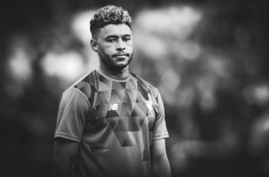 Madrid, İspanya - 01 Mayıs 2019: Alex Oxlade-Chamberlain 