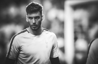 Madrid, İspanya - 01 Mayıs 2019: Paulo Gazzaniga Uefa Cha sırasında