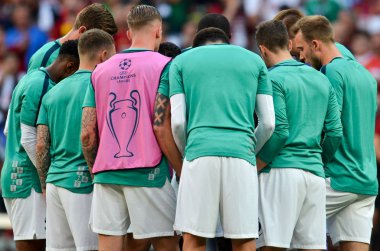 Madrid, İspanya - 01 Mayıs 2019: Tottenham oyuncusu Uefa C sırasında