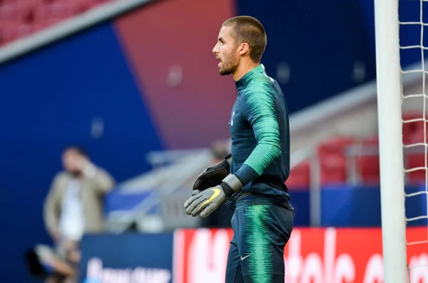 Madrid, Spain - 01 MAY 2019: Training session players of Tottenh — Stock Photo, Image