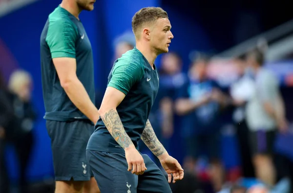 Madrid, Spanyolország-01 május 2019: Kieran Trippier a Tottenham Hotspu — Stock Fotó