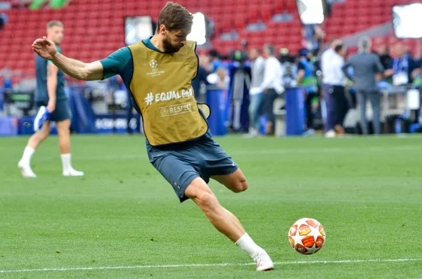 Madrid, İspanya - 01 Mayıs 2019: Totten'in Oyuncuları Fernando Llorente