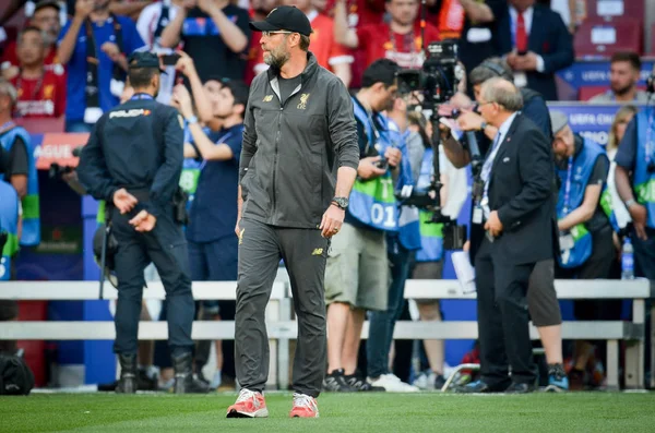 マドリード、スペイン - 01 5月 2019: UEFAシャンピの間にユルゲン・クロップ — ストック写真